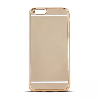 Beeyo Huawei P8 Lite 2017 / P9 Lite 2017 Funda TPU espejo dorada