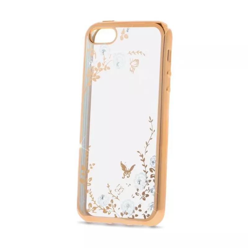 Beeyo Tapa trasera TPU Secret Garden para LG X Power Oro