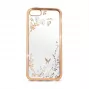 Beeyo Tapa trasera TPU Secret Garden para LG X Power Oro