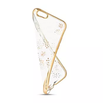 Beeyo funda TPU Flower Dots para Sony Xperia E5 dorada