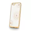Beeyo funda TPU Flower Dots para Sony Xperia E5 dorada