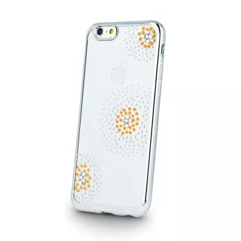 Beeyo Funda TPU Flower Dots para Sony Xperia E5 Plateada