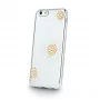 Beeyo Funda TPU Flower Dots para Sony Xperia E5 Plateada