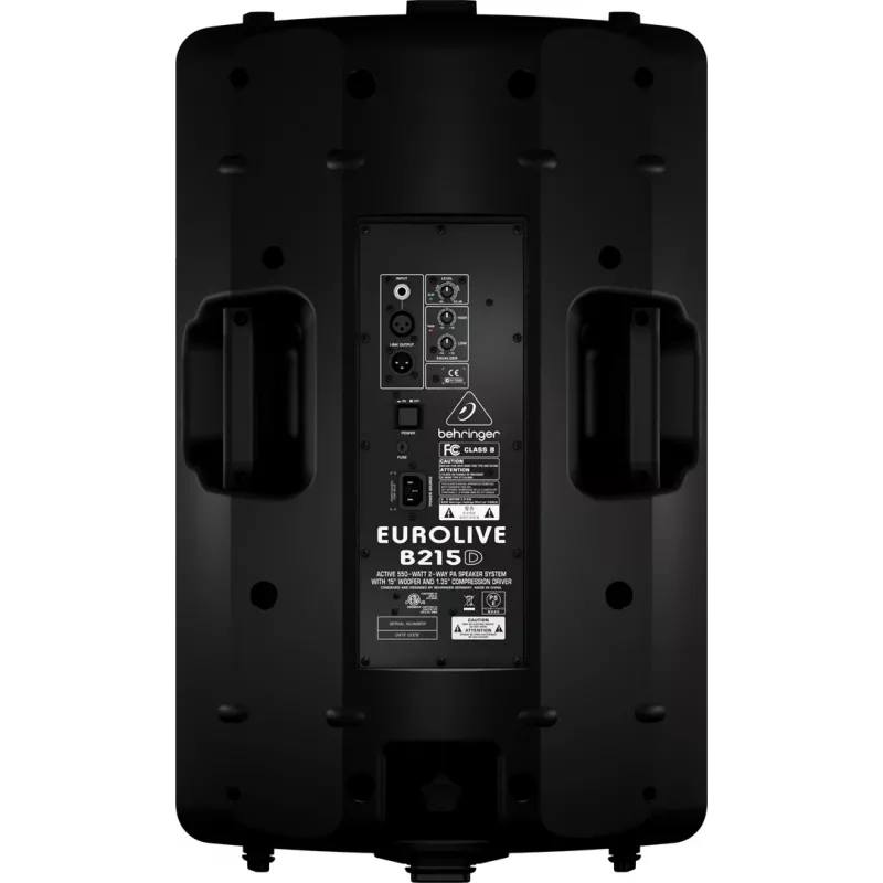 Behringer B215D Altavoz PA activo 550W 15 pulgadas 2 vías con Bluetooth y DSP