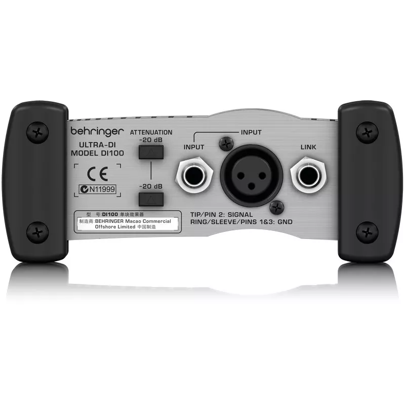 Behringer DI100 Caja de inyección directa activa Ultra-DI