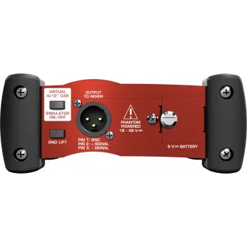 Behringer GI100 DI-Box activa de 1 canal con simulación de altavoz