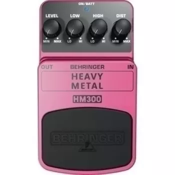 Behringer HM300 pedal de distorsión Heavy Metal para guitarra eléctrica