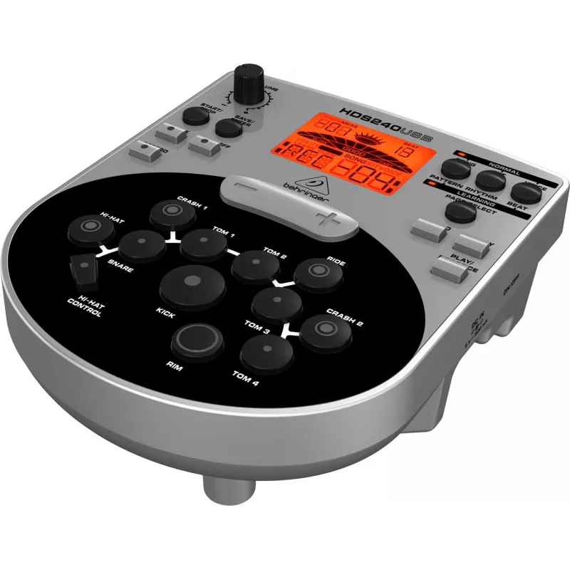 Batería electrónica Behringer XD80USB, negra