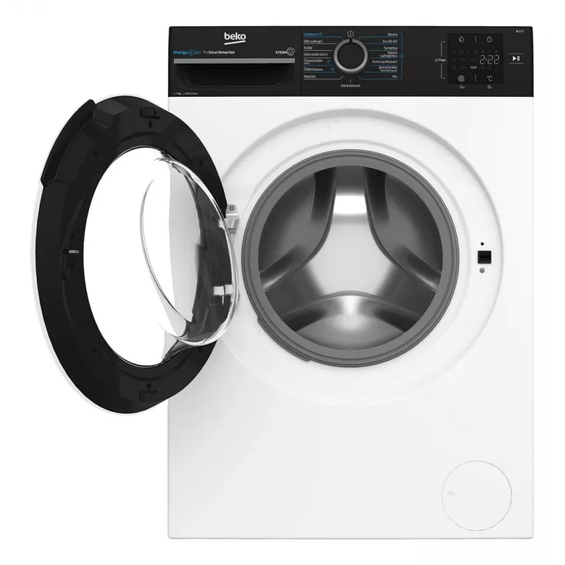 Beko BM3WFU3721WBW lavadora de carga frontal 7 kg 1200 rpm con SteamCure y Bluetooth