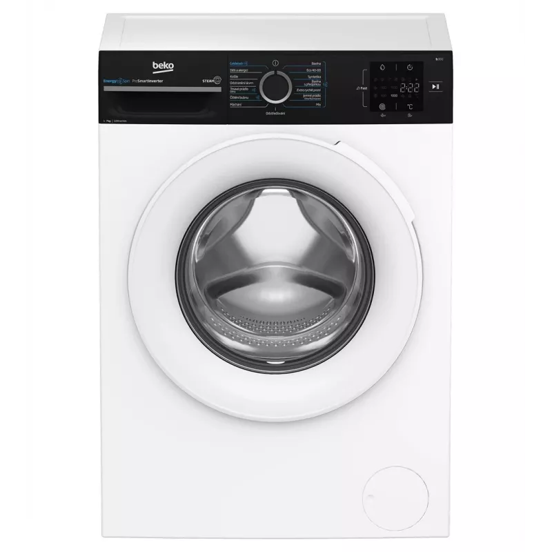 Beko BM3WFU3721WBW lavadora de carga frontal 7 kg 1200 rpm con SteamCure y Bluetooth