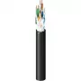 Belden Cable OSP categoría 5e, 4 pares, 24 AWG, 1000 ft (305 m), negro