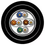 Belden CATSNAKE Cable Categoría 6A, 4 pares, S/FTP, PUR, Negro, 305 m