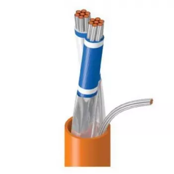 Belden Cable de datos OSDP RS485, 1 par, hilo 24 AWG, cobre estañado, apantallamiento total Beldfoil, funda de PVC, gris