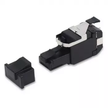Belden RVAFPUBK-B24 REVConnect 10GX Conector RJ45 UTP terminable en campo, categoría 6A, negro