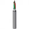 Belden Security & Sound, #22-4c BC, Cable multipolar apantallado, 4 conductores, 22 AWG, cobre desnudo, CMR, 300V, funda de PVC gris