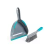 Beldray juego antibacteriano de recogedor y cepillo de mano gris/blanco