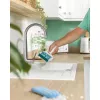 Beldray LA00000018UFFEU7 Anti-bac set de rodillo quitapelusas de gel - quitapelusas reutilizable de gel de silicona para ropa, tapicería y pelo de mascotas - azul/gris