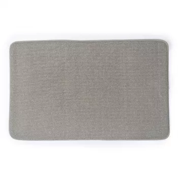 Beldray LA00000099NEU7 Alfombrilla de baño antimoho de memory foam 50 x 80 cm, gris