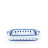 Beldray LA00000152EU7 Cesto de ropa plegable 40L, blanco/azul