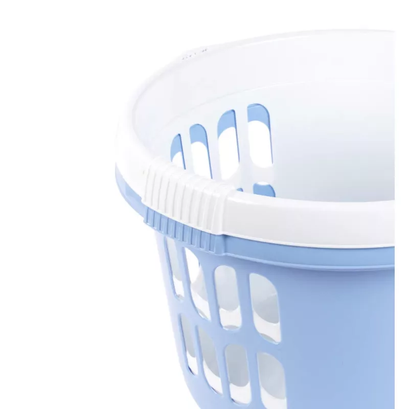Beldray LA00000174CRNEU7 set de 2 cestos de ropa 30L, blanco/azul
