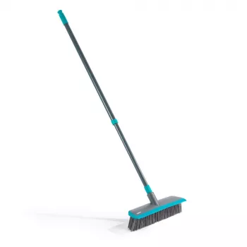Beldray LA00000177UFEU7 Cepillo de suelos 2 en 1 con haragán, mango largo, gris/azul
