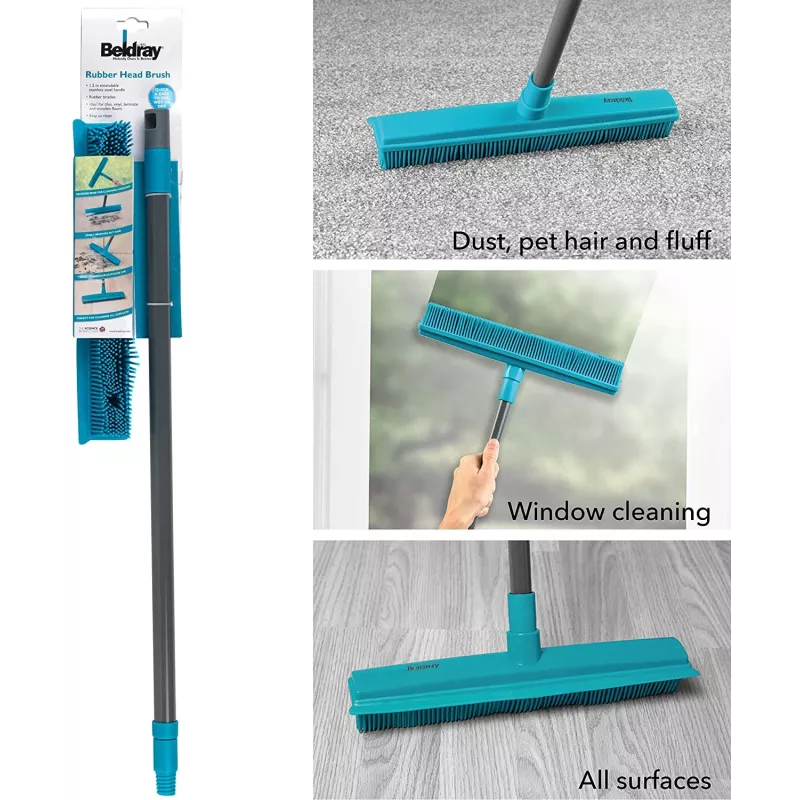 Beldray LA024350TQFEU7 escoba Pet Plus+ con cabezal de goma