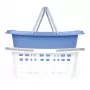 Beldray LA030450CRNFPEU7 set de dos cestas de la ropa, blanca/azul