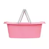 Beldray LA030450PNKFPEU7 set de dos cestas de la ropa, blanca/rosa