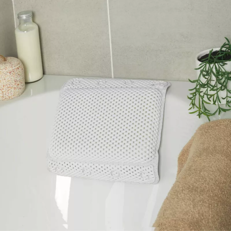 Beldray LA032715UFFPTS almohada de baño Anti-bac, blanco