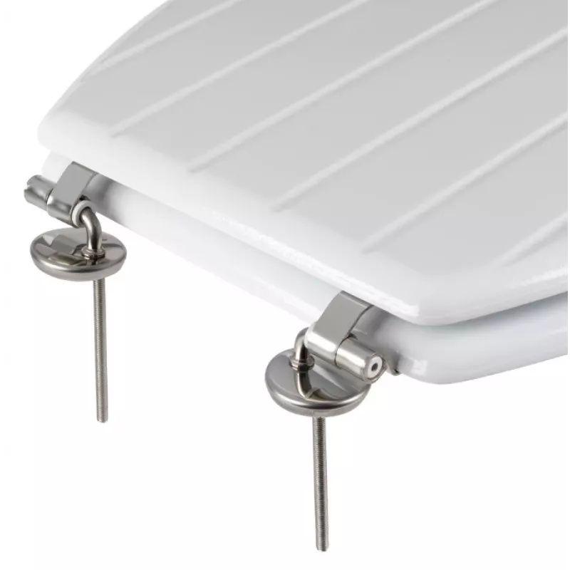 Beldray LA033758WFPEU7 asiento de inodoro Tongue & Groove blanco MDF