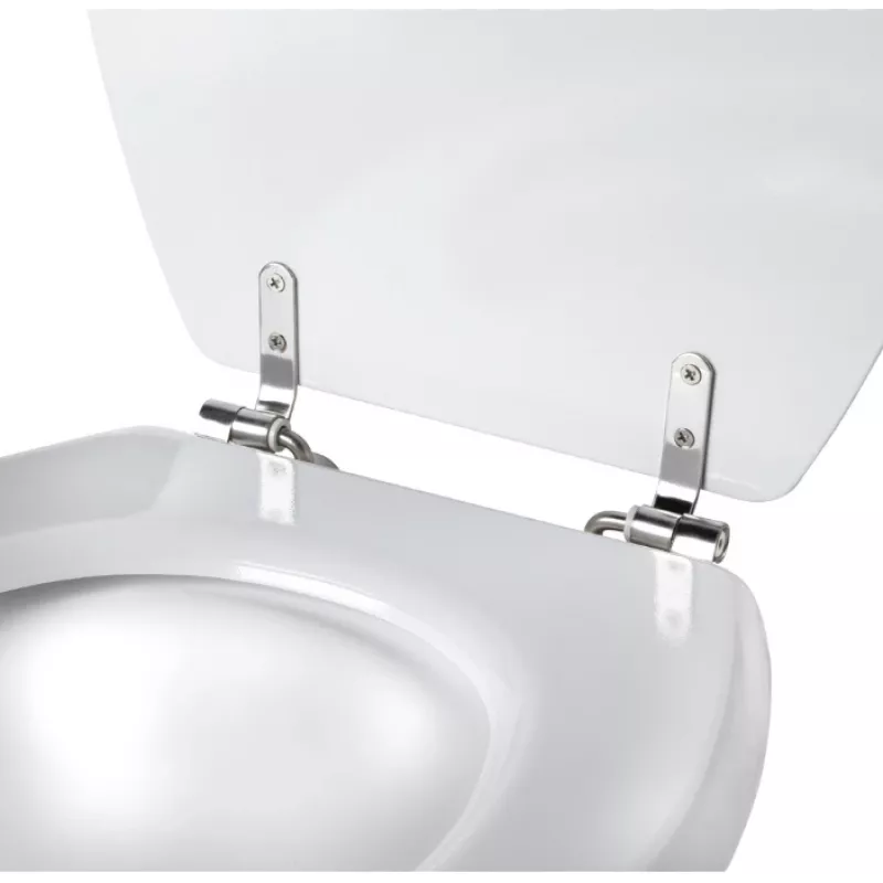 Beldray LA033758WFPEU7 asiento de inodoro Tongue & Groove blanco MDF