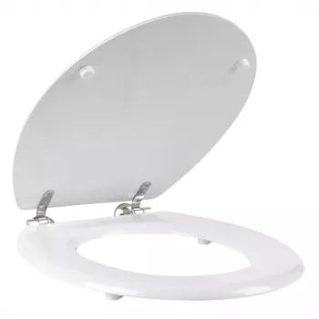 Beldray LA033758WFPEU7 asiento de inodoro Tongue & Groove blanco MDF