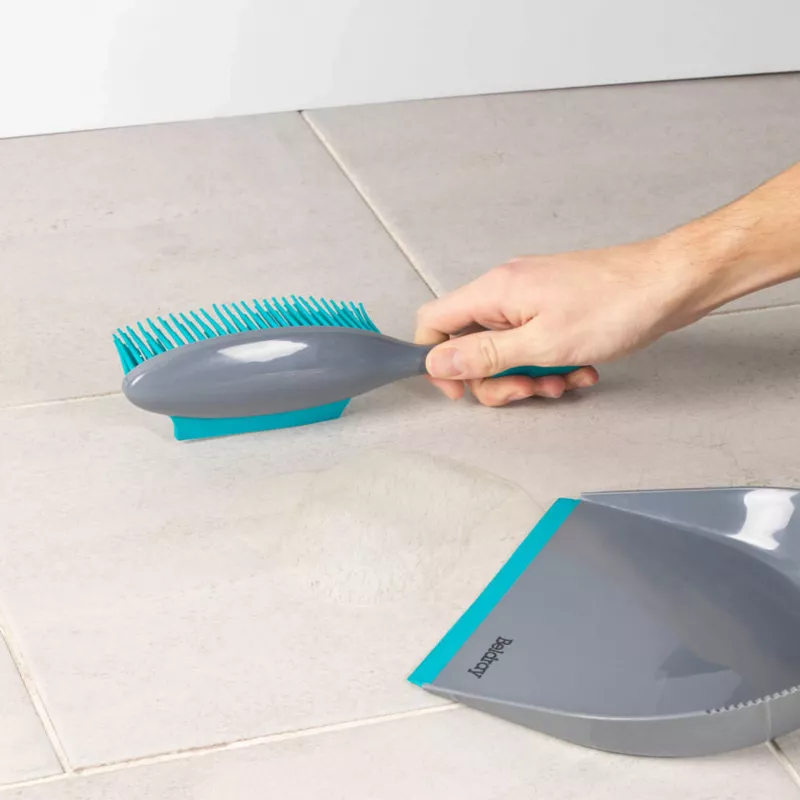Beldray LA034191UFPEU7 set de recogedor y cepillo con cabezal de goma Anti-bac Pet Plus+