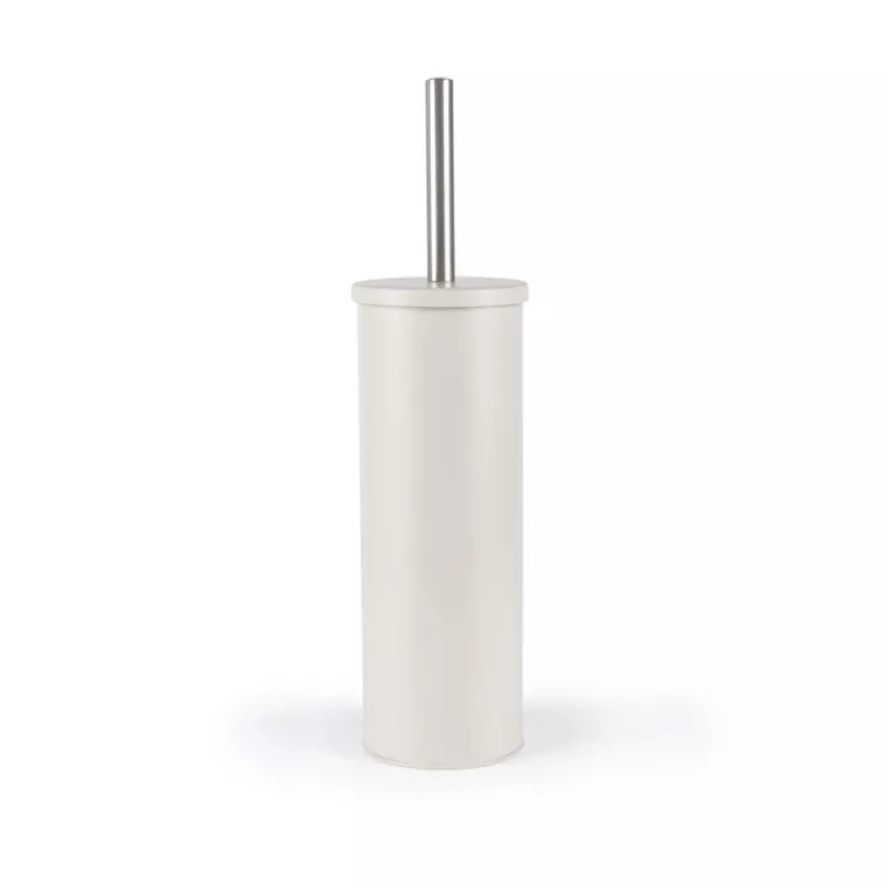 Beldray LA036034GRYPEU7 cepillo de inodoro con cabezal de silicona antibacteriano, gris