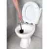 Beldray LA036034SSPEU7 cepillo de inodoro con cabezal flexible Anti-bac, plata