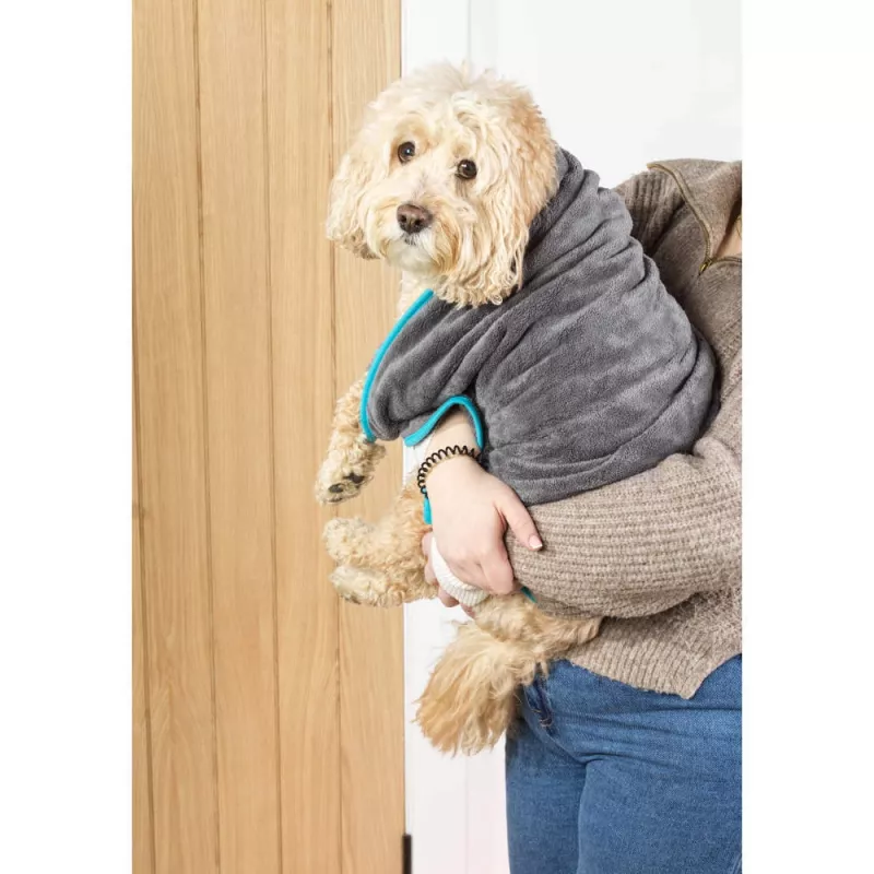 Beldray LA036157UFEU7 Anti-bac toalla de secado para mascotas - gris