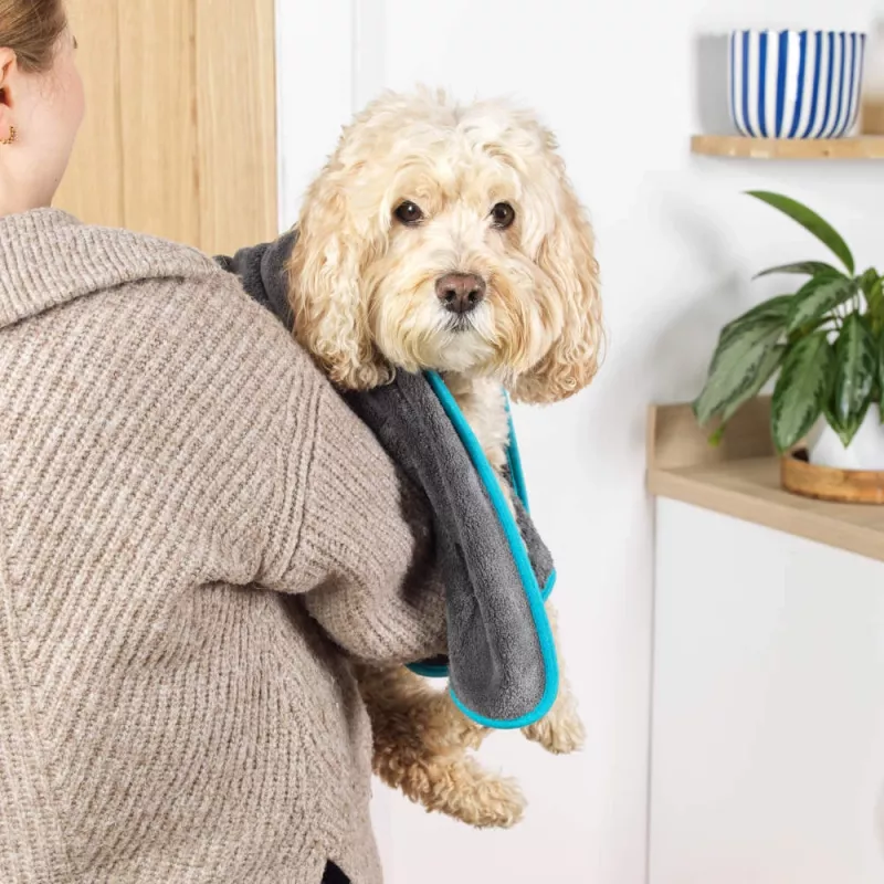 Beldray LA036157UFEU7 Anti-bac toalla de secado para mascotas - gris
