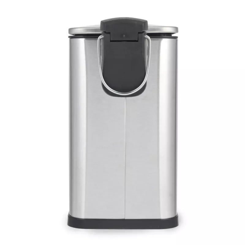 Beldray LA036683SSPEU7 cubo de pedal slimline en forma de D 5 litros, plata