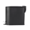 Beldray LA036690BLKPEU7 cubo de pedal slimline en forma de D 5 litros, negro