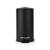 Beldray LA036690BLKPEU7 cubo de pedal slimline en forma de D 5 litros, negro