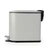 Beldray LA036690GRYPEU7 cubo de pedal slimline con forma de D 5 litros, gris