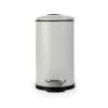 Beldray LA036690GRYPEU7 cubo de pedal slimline con forma de D 5 litros, gris