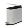 Beldray LA036690GRYPEU7 cubo de pedal slimline con forma de D 5 litros, gris