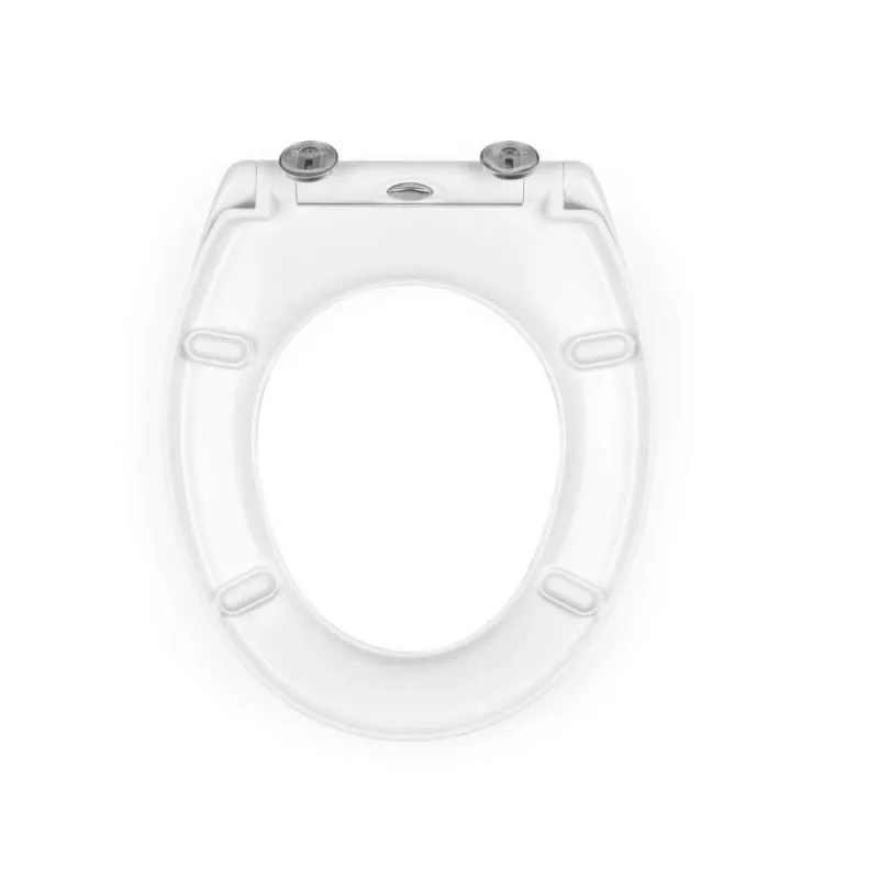Beldray LA037062PEU7 asiento de inodoro con liberación rápida Anti-bac, blanco