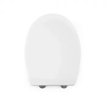 Beldray LA037062PEU7 asiento de inodoro con liberación rápida Anti-bac, blanco