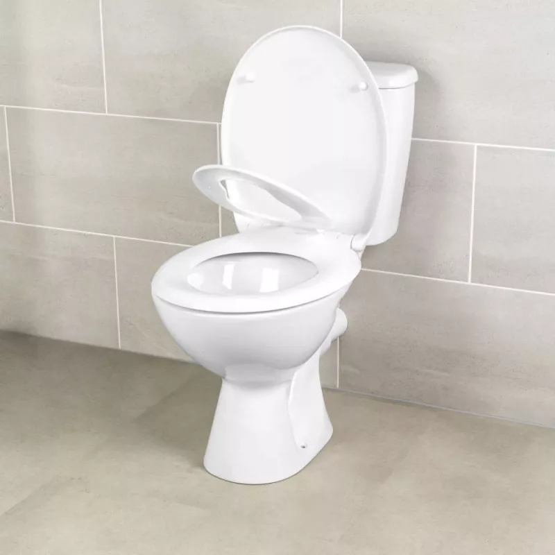Beldray LA037185EU7 asiento de inodoro familiar Anti-bac, blanco