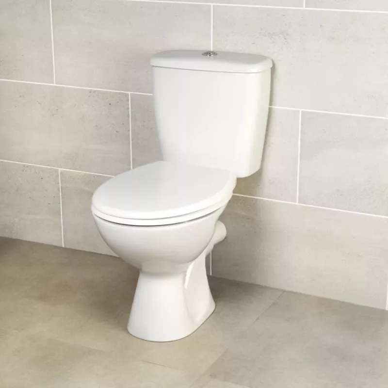 Beldray LA037185EU7 asiento de inodoro familiar Anti-bac, blanco