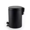 Beldray LA038098BPEU7 Cubo de pedal redondo con cierre suave de 3 litros, negro
