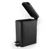 Beldray LA041173BLKPEU7 Cubo de pedal Slimline de 5 litros, negro