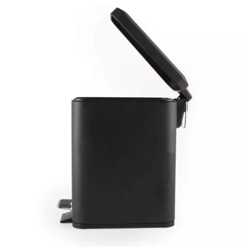 Beldray LA041173BLKPEU7 Cubo de pedal Slimline de 5 litros, negro
